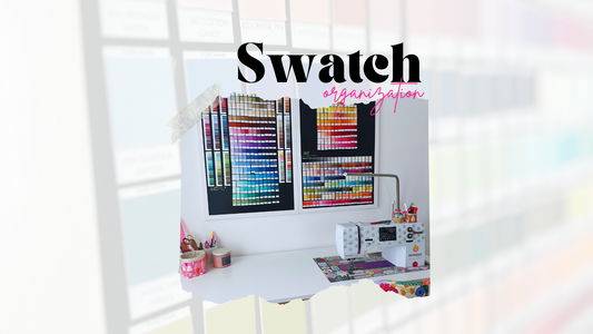 The Art of Swatch Organization: Cutting Up Your Color Cards