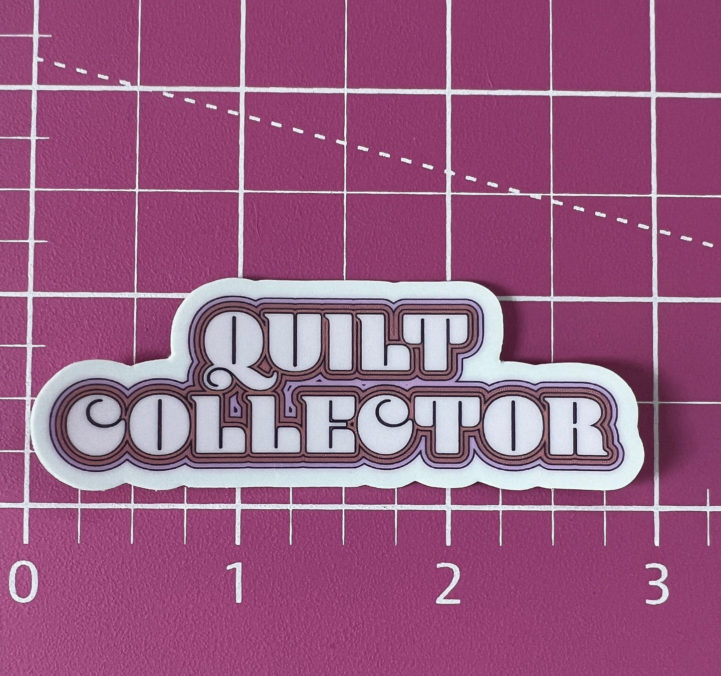 Quilt Collector Vinyl Sticker