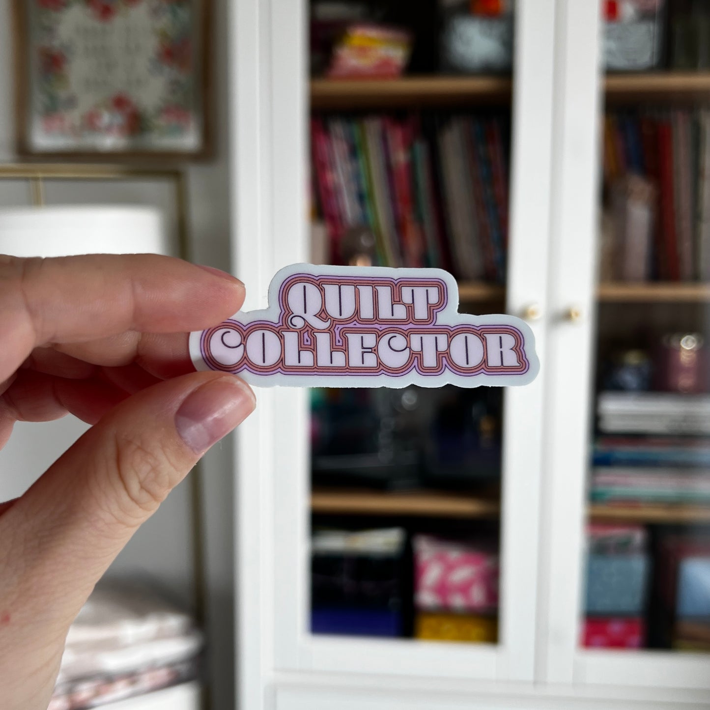 Quilt Collector Vinyl Sticker