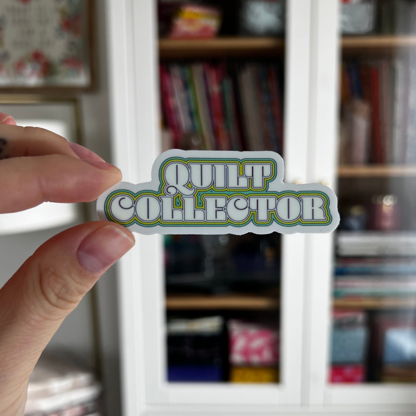 Quilt Collector Vinyl Sticker