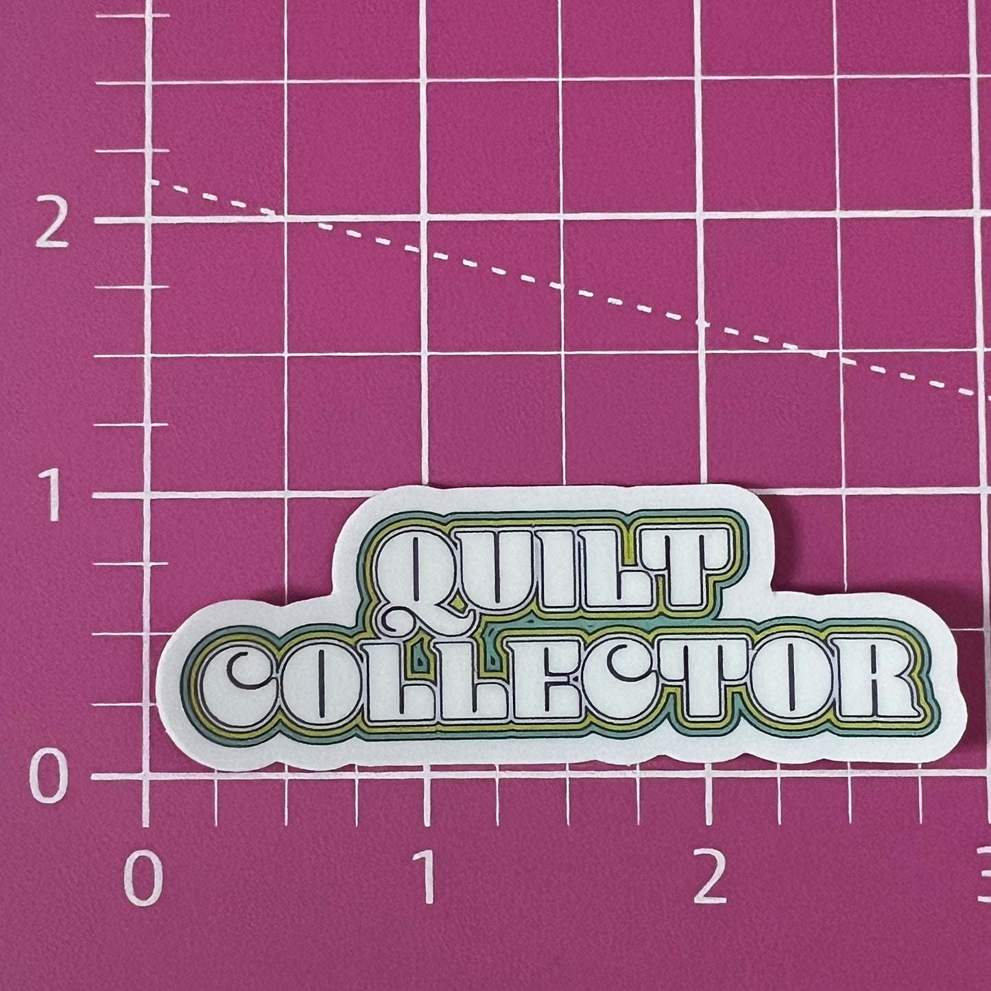 Quilt Collector Vinyl Sticker