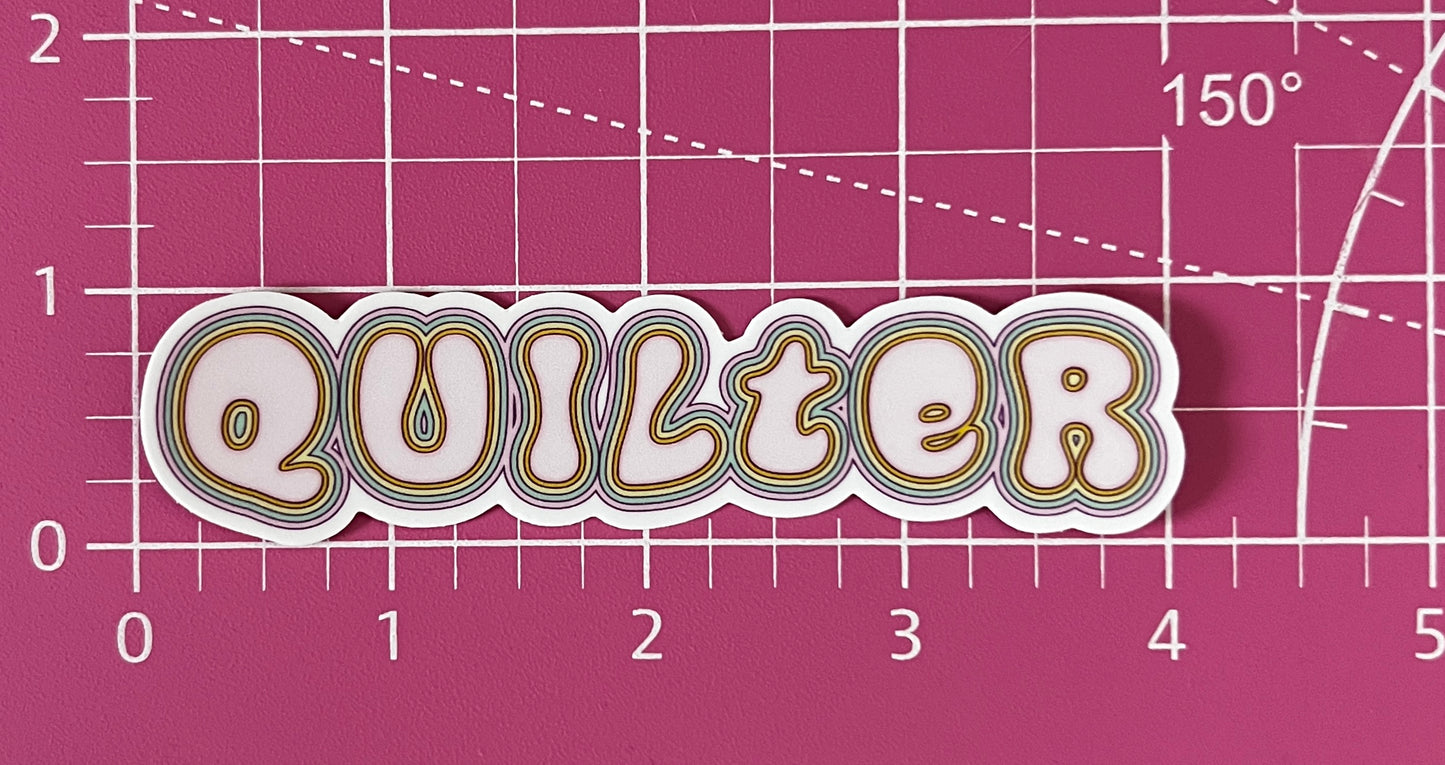 Quilter Sticker