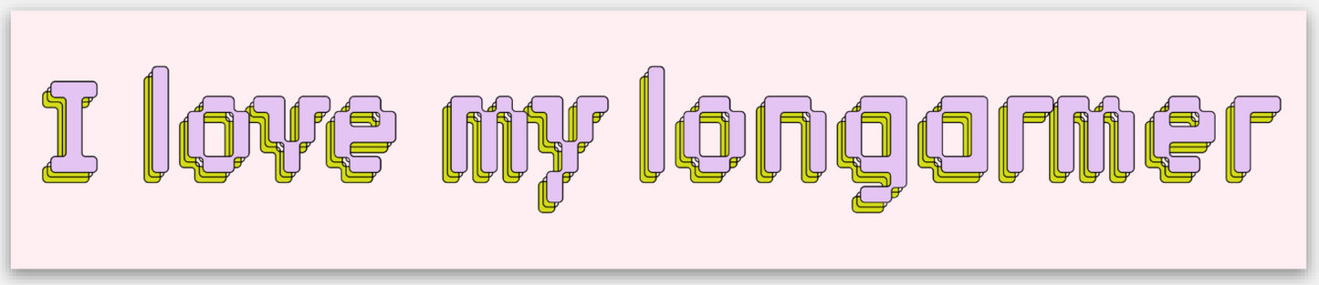 I Love My Longarmer Sticker