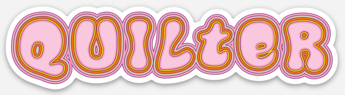Quilter Sticker