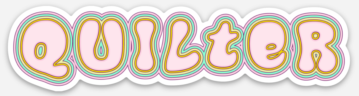 Quilter Sticker
