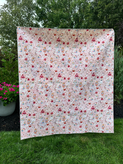 Alice in Wonderland Atomic Starburst Quilt