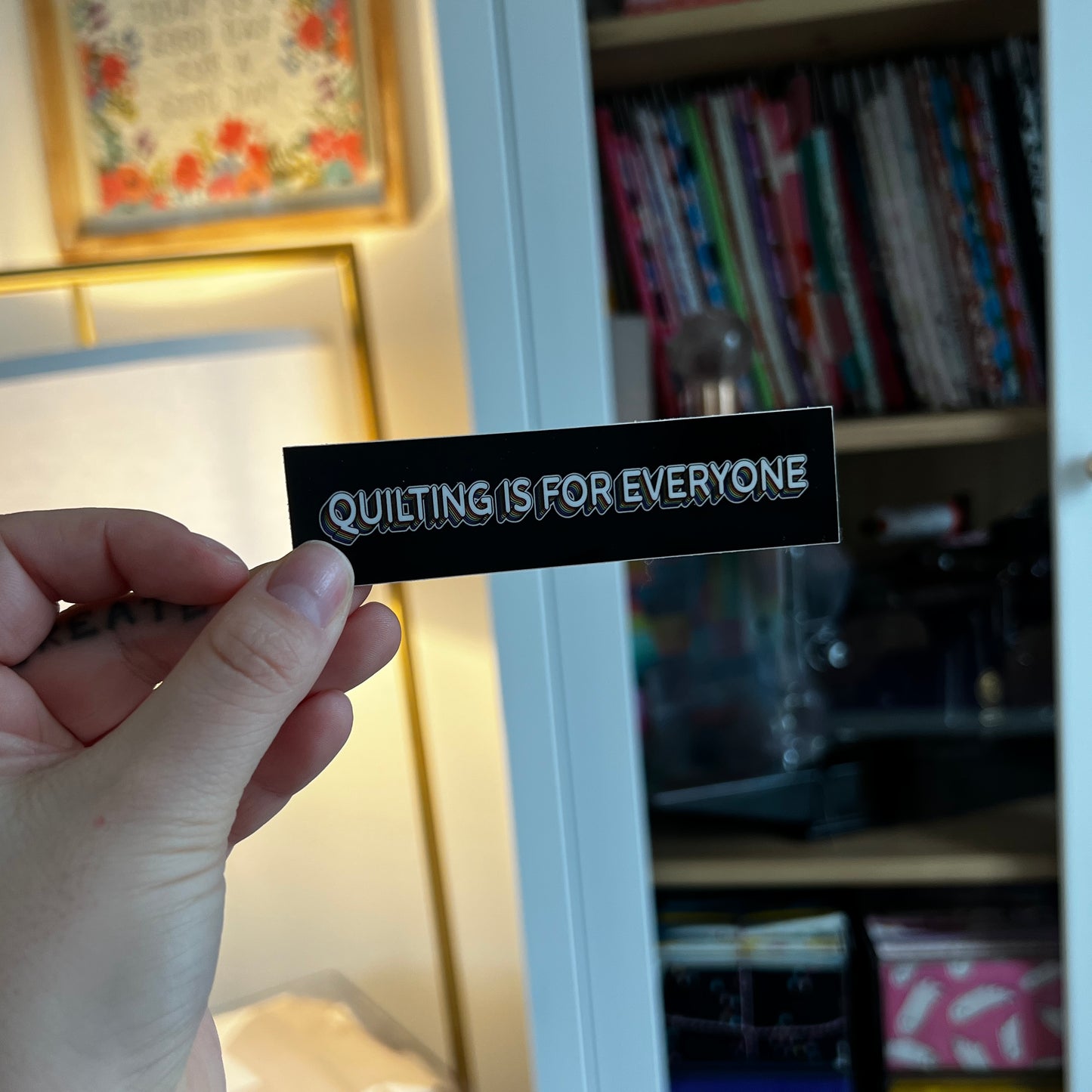 Quilting is for Everyone Sticker