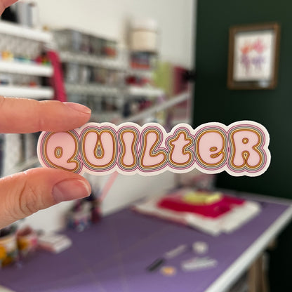Quilter Sticker