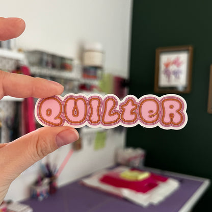 Quilter Sticker