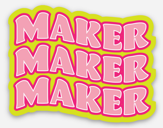 Maker Sticker