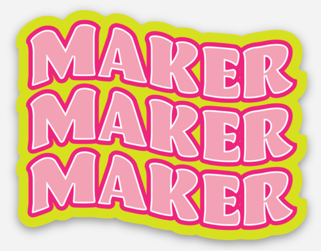 Maker Sticker